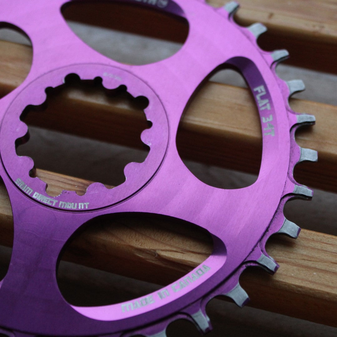 Blackspire Snaggletooth -eturatas, Flat 34T (Sram Direct Mount)