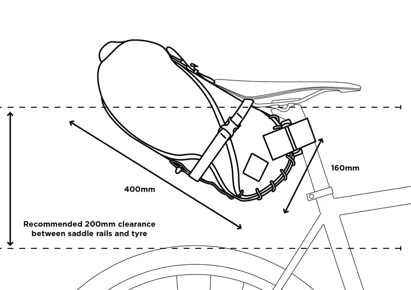 Restrap Saddle Bag 8L -satulalaukku