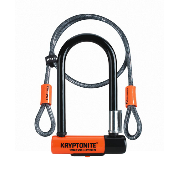 Kryptonite Evolution Mini-7 u-lukko+vaijeri