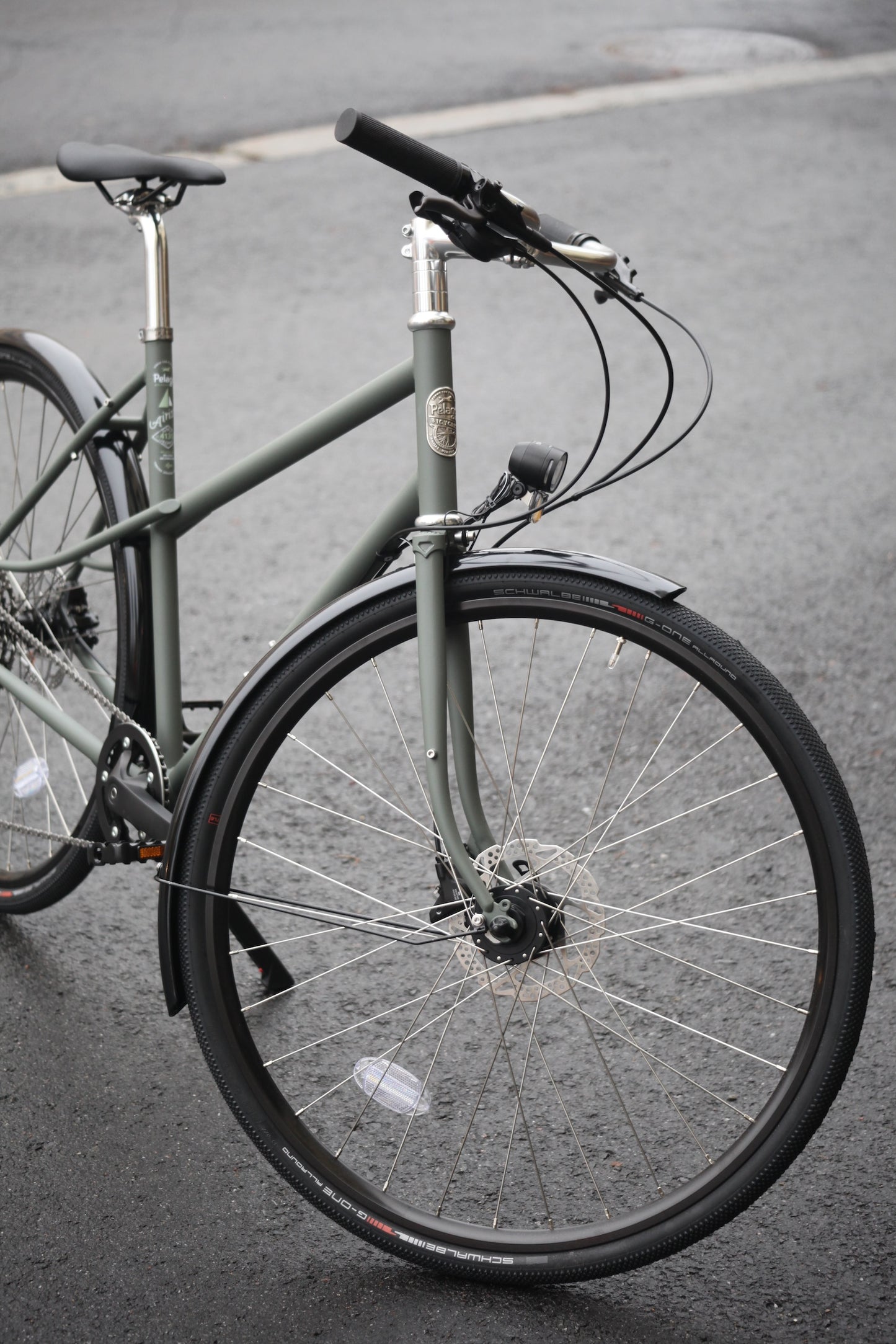 Pelago Airisto Outback Dynamo, Medium, juniper green *Demopyörä*