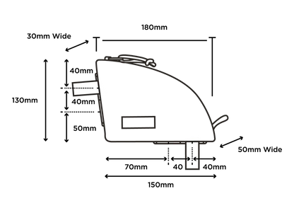 Restrap Rear Top Tube Bag